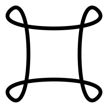 Soyut geometrik sembol, ikon vektör grafikleri, illüstrasyon. Stock vektör illüstrasyonu, klip- art grafikleri