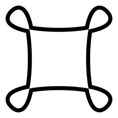 Soyut geometrik sembol, ikon vektör grafikleri, illüstrasyon. Stock vektör illüstrasyonu, klip- art grafikleri