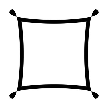 Soyut geometrik sembol, ikon vektör grafikleri, illüstrasyon. Stock vektör illüstrasyonu, klip- art grafikleri