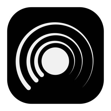 Soyut geometrik sembol, ikon vektör grafikleri, illüstrasyon. Stock vektör illüstrasyonu, klip- art grafikleri