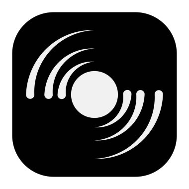 Soyut geometrik sembol, ikon vektör grafikleri, illüstrasyon. Stock vektör illüstrasyonu, klip- art grafikleri