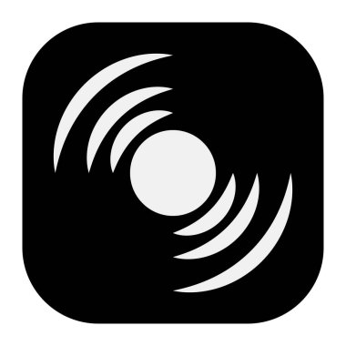 Soyut geometrik sembol, ikon vektör grafikleri, illüstrasyon. Stock vektör illüstrasyonu, klip- art grafikleri