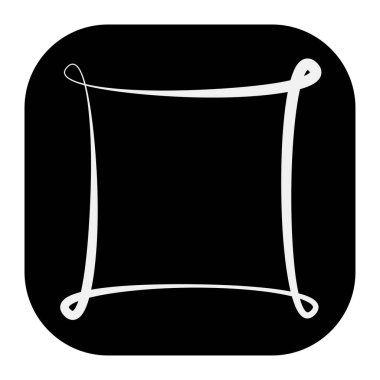 Soyut geometrik sembol, ikon vektör grafikleri, illüstrasyon. Stock vektör illüstrasyonu, klip- art grafikleri