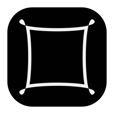 Soyut geometrik sembol, ikon vektör grafikleri, illüstrasyon. Stock vektör illüstrasyonu, klip- art grafikleri