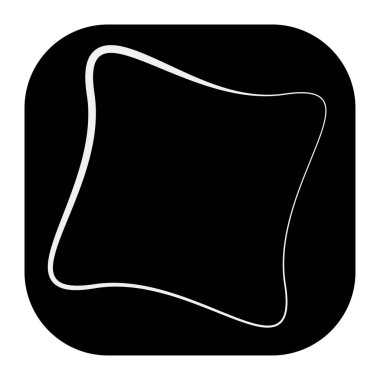 Soyut geometrik sembol, ikon vektör grafikleri, illüstrasyon. Stock vektör illüstrasyonu, klip- art grafikleri