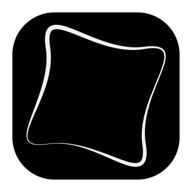 Soyut geometrik sembol, ikon vektör grafikleri, illüstrasyon. Stock vektör illüstrasyonu, klip- art grafikleri