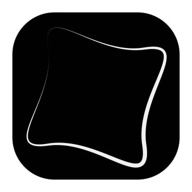 Soyut geometrik sembol, ikon vektör grafikleri, illüstrasyon. Stock vektör illüstrasyonu, klip- art grafikleri