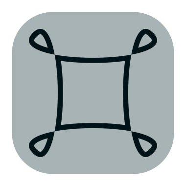 Soyut geometrik sembol, ikon vektör grafikleri, illüstrasyon. Stock vektör illüstrasyonu, klip- art grafikleri