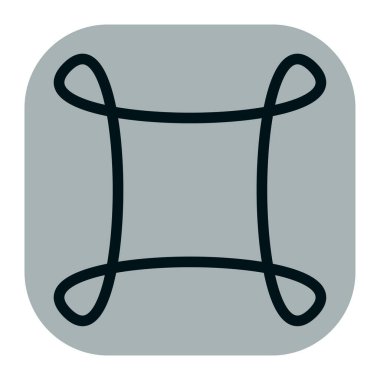 Soyut geometrik sembol, ikon vektör grafikleri, illüstrasyon. Stock vektör illüstrasyonu, klip- art grafikleri