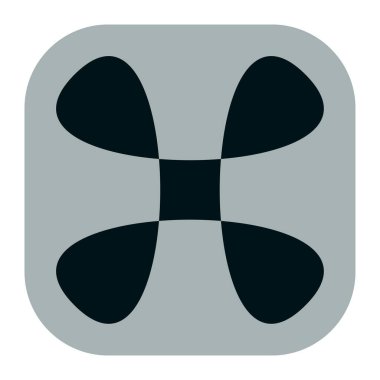 Soyut geometrik sembol, ikon vektör grafikleri, illüstrasyon. Stock vektör illüstrasyonu, klip- art grafikleri