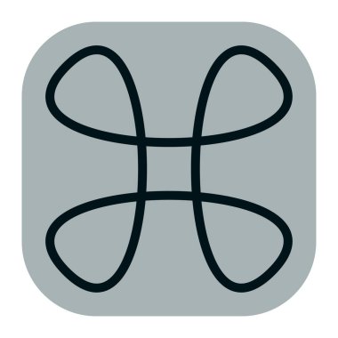 Soyut geometrik sembol, ikon vektör grafikleri, illüstrasyon. Stock vektör illüstrasyonu, klip- art grafikleri