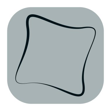 Soyut geometrik sembol, ikon vektör grafikleri, illüstrasyon. Stock vektör illüstrasyonu, klip- art grafikleri