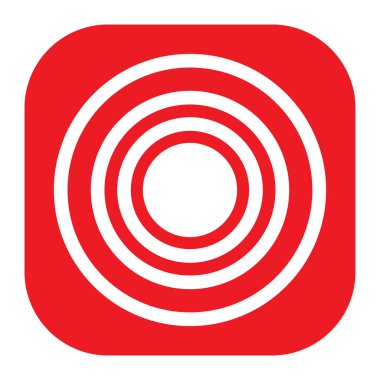 Soyut geometrik sembol, ikon vektör grafikleri, illüstrasyon. Stock vektör illüstrasyonu, klip- art grafikleri