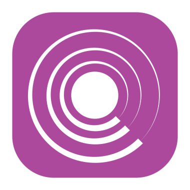 Soyut geometrik sembol, ikon vektör grafikleri, illüstrasyon. Stock vektör illüstrasyonu, klip- art grafikleri