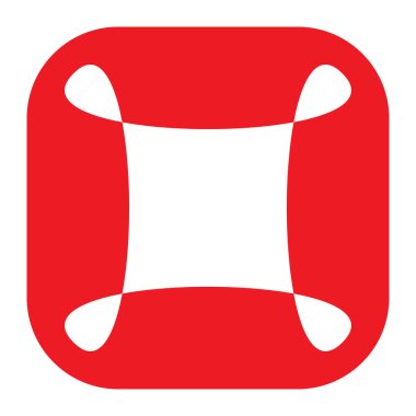 Soyut geometrik sembol, ikon vektör grafikleri, illüstrasyon. Stock vektör illüstrasyonu, klip- art grafikleri