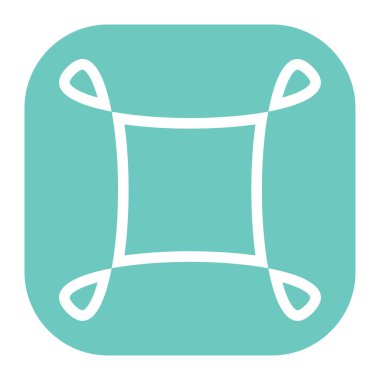 Soyut geometrik sembol, ikon vektör grafikleri, illüstrasyon. Stock vektör illüstrasyonu, klip- art grafikleri