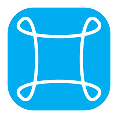 Soyut geometrik sembol, ikon vektör grafikleri, illüstrasyon. Stock vektör illüstrasyonu, klip- art grafikleri