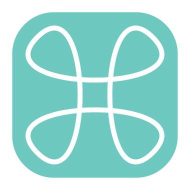 Soyut geometrik sembol, ikon vektör grafikleri, illüstrasyon. Stock vektör illüstrasyonu, klip- art grafikleri