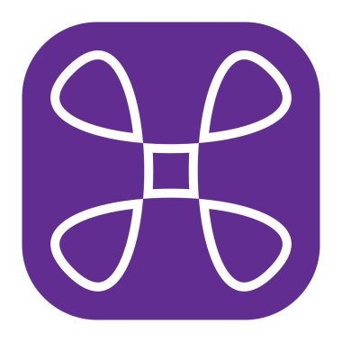 Soyut geometrik sembol, ikon vektör grafikleri, illüstrasyon. Stock vektör illüstrasyonu, klip- art grafikleri