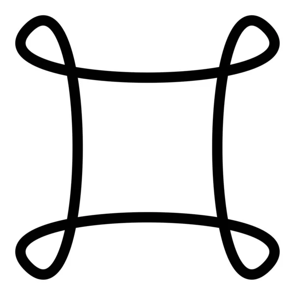 Abstraktní Geometrický Symbol Vektorová Grafika Ikon Ilustrace Skladová Vektorová Ilustrace — Stockový vektor
