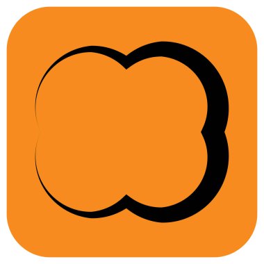 Soyut geometrik sembol, ikon vektör grafikleri, illüstrasyon. Stock vektör illüstrasyonu, klip- art grafikleri