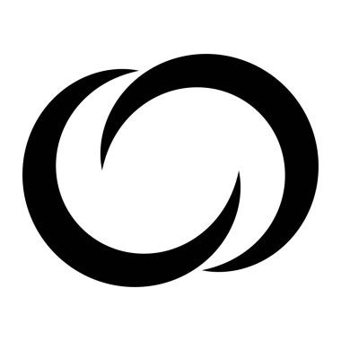 Soyut geometrik sembol, ikon vektör grafikleri, illüstrasyon. Stock vektör illüstrasyonu, klip- art grafikleri