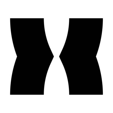 Soyut geometrik sembol, ikon vektör grafikleri, illüstrasyon. Stock vektör illüstrasyonu, klip- art grafikleri