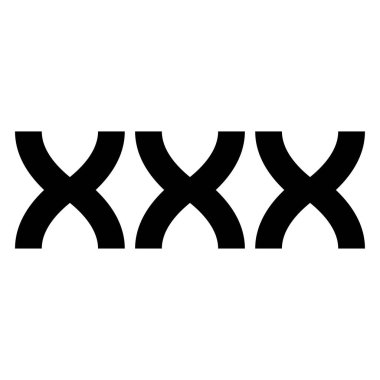 Soyut geometrik sembol, ikon vektör grafikleri, illüstrasyon. Stock vektör illüstrasyonu, klip- art grafikleri