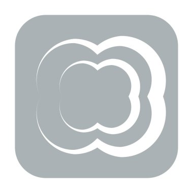 Soyut geometrik sembol, ikon vektör grafikleri, illüstrasyon. Stock vektör illüstrasyonu, klip- art grafikleri