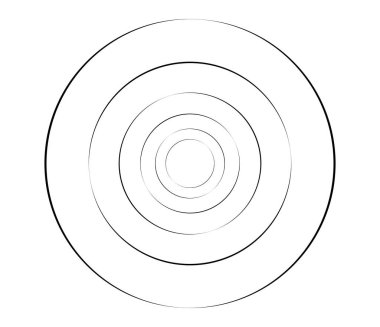 Eşmerkezli daireler, halkalar. Dairesel geometrik öge
