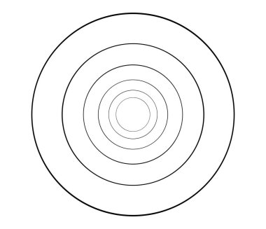 Eşmerkezli daireler, halkalar. Dairesel geometrik öge
