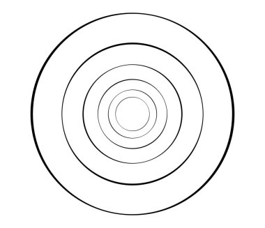 Eşmerkezli daireler, halkalar. Dairesel geometrik öge