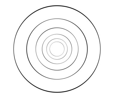 Eşmerkezli daireler, halkalar. Dairesel geometrik öge