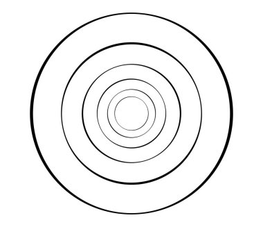 Eşmerkezli daireler, halkalar. Dairesel geometrik öge