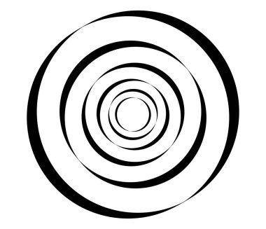 Eşmerkezli daireler, halkalar. Dairesel geometrik öge