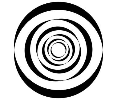 Eşmerkezli daireler, halkalar. Dairesel geometrik öge