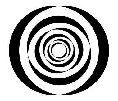 Eşmerkezli daireler, halkalar. Dairesel geometrik öge