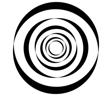 Eşmerkezli daireler, halkalar. Dairesel geometrik öge