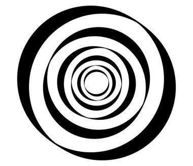 Eşmerkezli daireler, halkalar. Dairesel geometrik öge