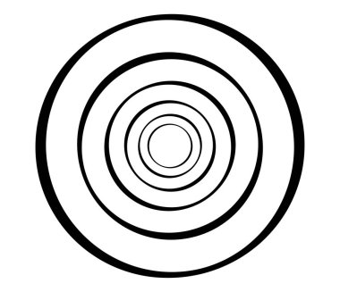 Eşmerkezli daireler, halkalar. Dairesel geometrik öge