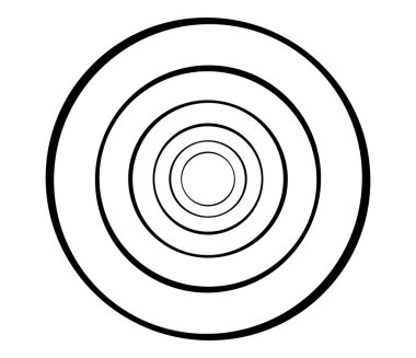 Eşmerkezli daireler, halkalar. Dairesel geometrik öge