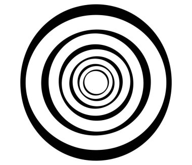 Eşmerkezli daireler, halkalar. Dairesel geometrik öge