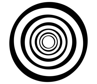 Eşmerkezli daireler, halkalar. Dairesel geometrik öge