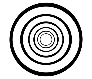 Eşmerkezli daireler, halkalar. Dairesel geometrik öge