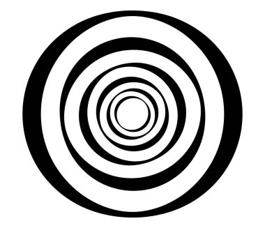 Eşmerkezli daireler, halkalar. Dairesel geometrik öge