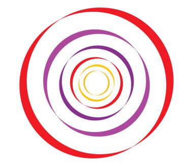 Eşmerkezli daireler, halkalar. Dairesel geometrik öge