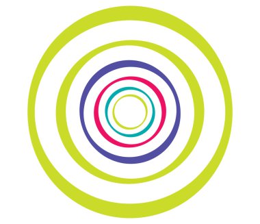 Eşmerkezli daireler, halkalar. Dairesel geometrik öge