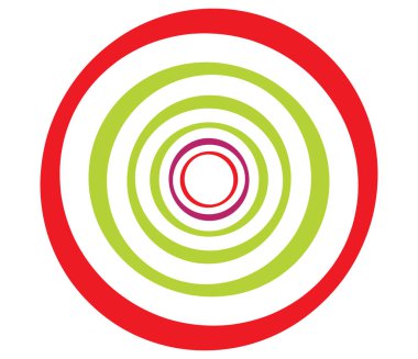 Eşmerkezli daireler, halkalar. Dairesel geometrik öge