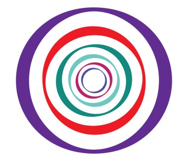 Eşmerkezli daireler, halkalar. Dairesel geometrik öge