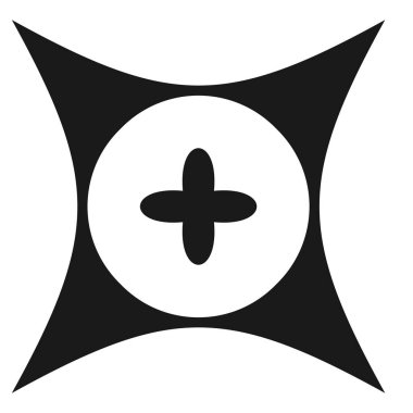 Soyut geometrik sembol, ikon vektör grafikleri, illüstrasyon. Stock vektör illüstrasyonu, klip- art grafikleri